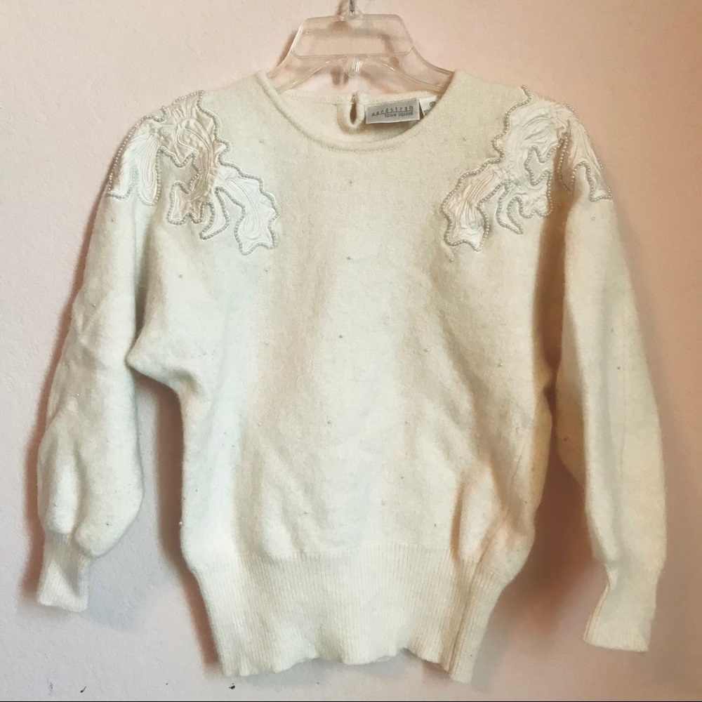 80s wool/angora sweater